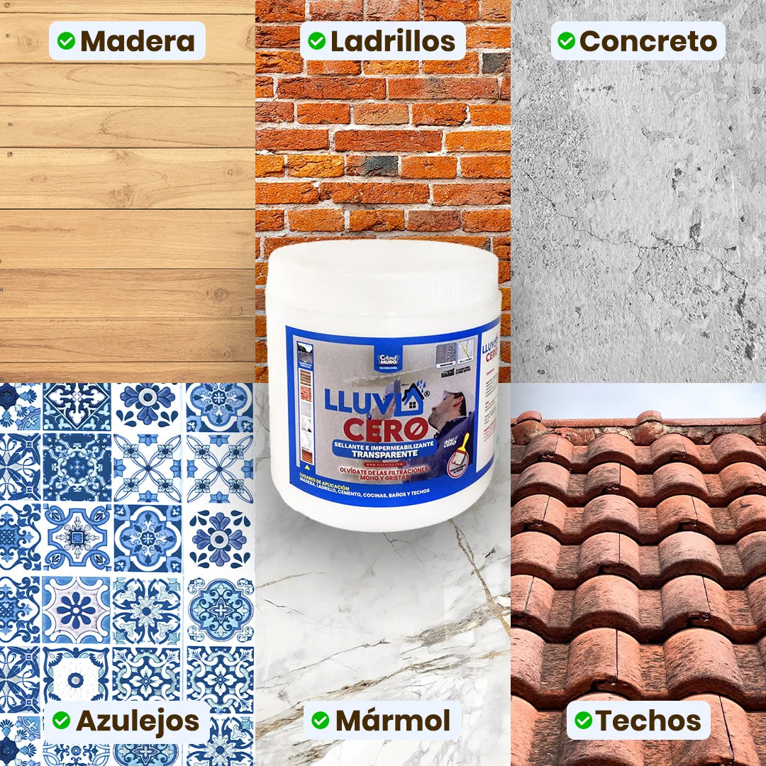 Protege tu Hogar con LLUVIA CERO 🎁 ¡Oferta Exclusiva, 3 Litros al Precio de 1 + 500 ML + Tapagoteras Impermeabilizante de Regalo! 🎁