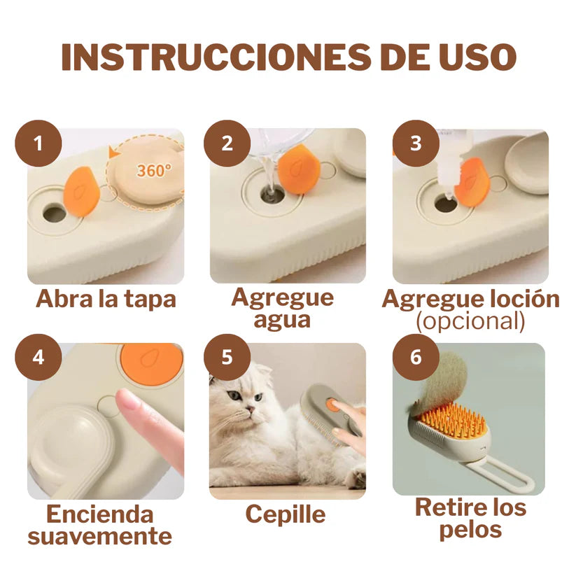 Cepillo Para Mascotas 🐾 3 En 1 🐾 | Pet Brush®