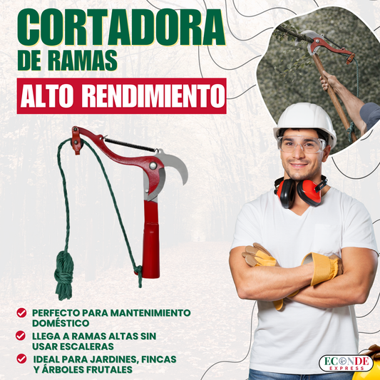 GreenMaster ⛏ Cortadora de Ramas de Alto Rendimiento