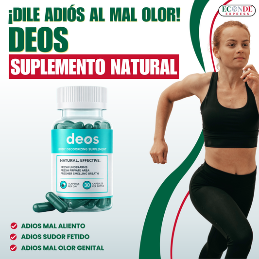 Deos™  Elimina el Mal Olor Corporal desde el Interior de Forma Natural 🌿