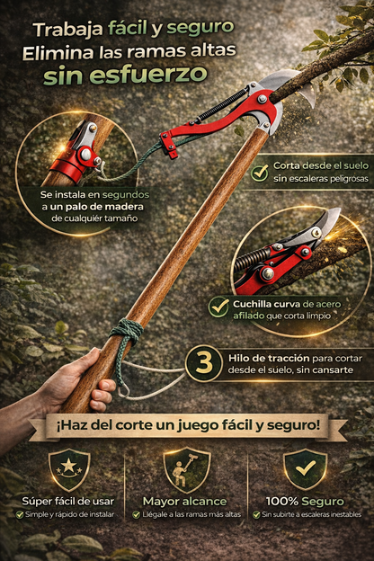 GreenMaster ⛏ Cortadora de Ramas de Alto Rendimiento