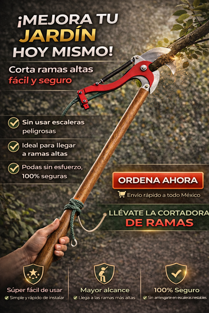 GreenMaster ⛏ Cortadora de Ramas de Alto Rendimiento
