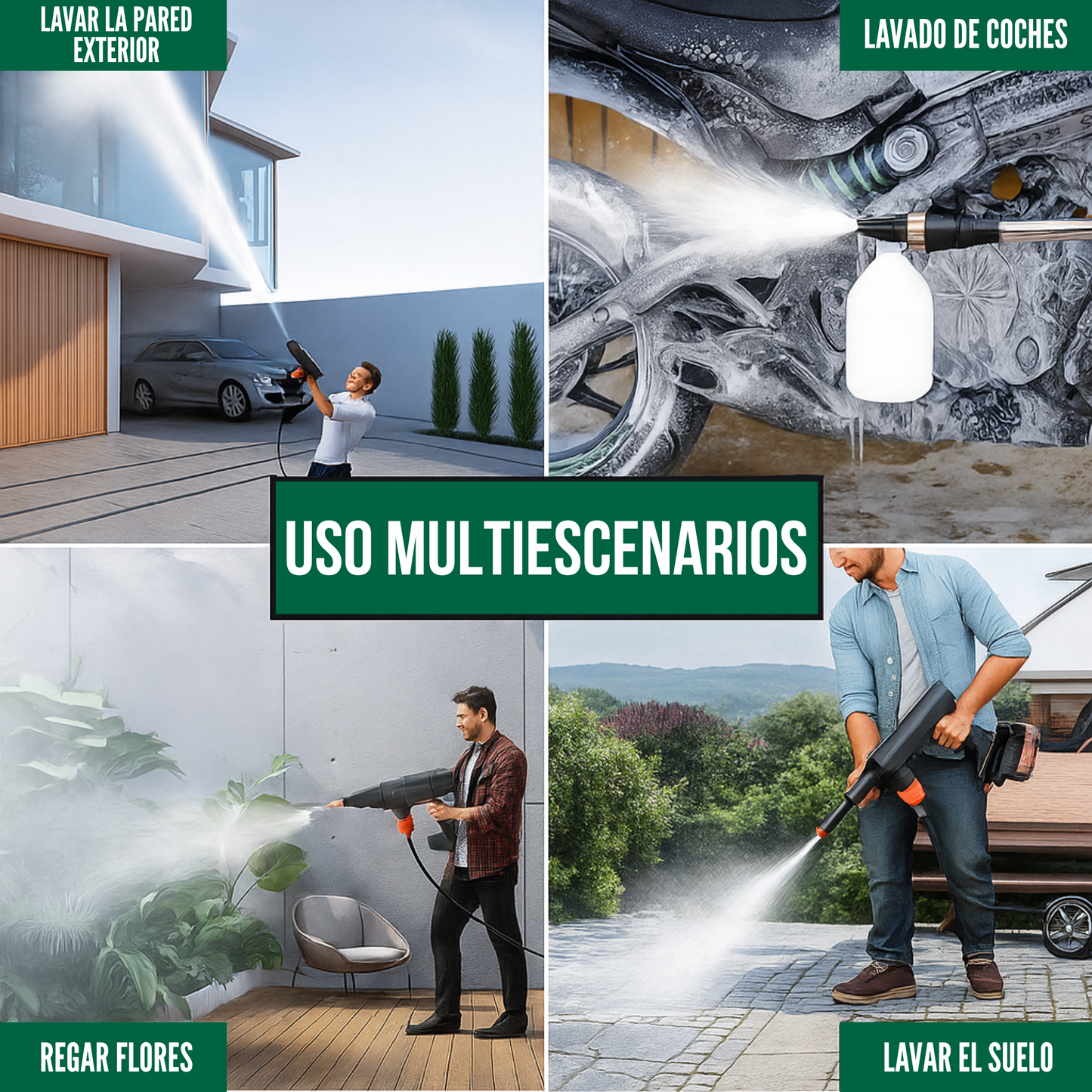 TurboClean 🎁 ¡Oferta Exclusiva, Hidrolavadora + Aspiradora de Regalo! 🎁